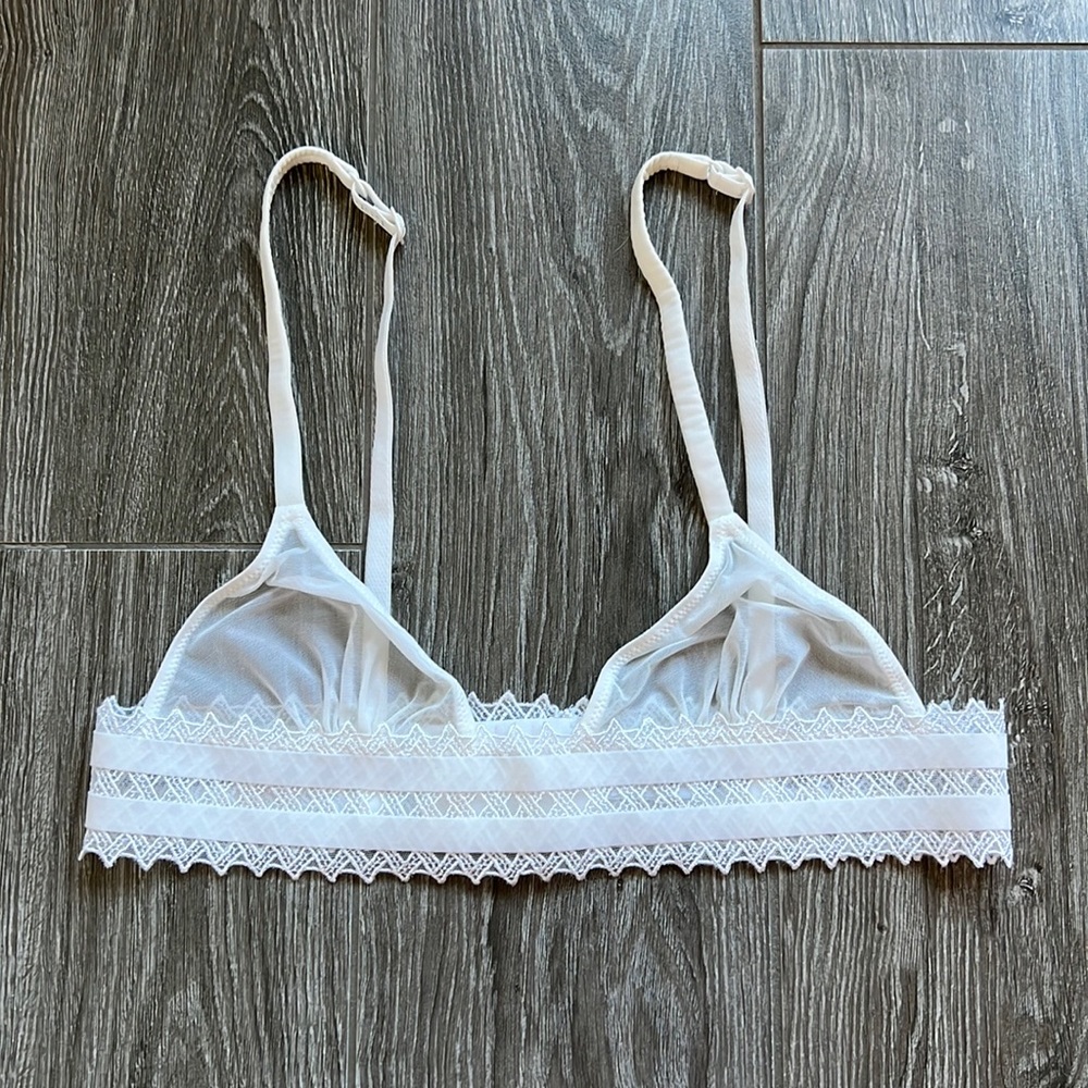 La Perla White Lace Bra
